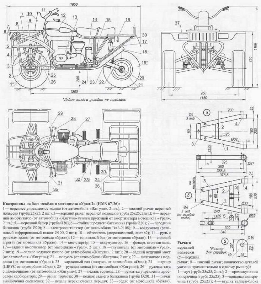 Нужные самоделки из мотоцикла Урал