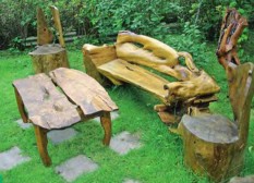 Деревянные скамейки для дачи своими руками