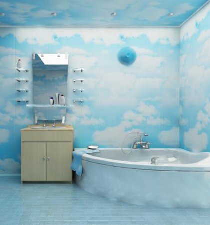 О стеновых панелях для ванной комнаты