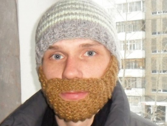Мужская мода: шапки с бородой