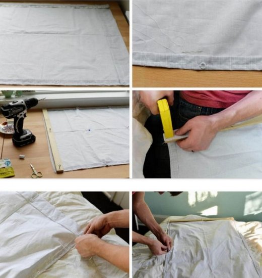 Как сделать римские шторы своими руками