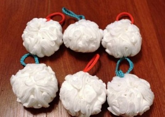 Барашек из ватных дисков Барашек из ватных дисков