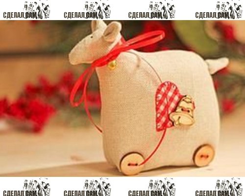 Овечка на колесиках своими руками Овечка на колесиках своими руками