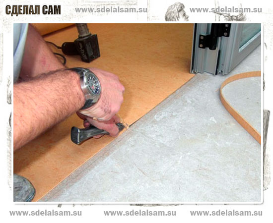 Как стелить линолеум на бетонный пол своими руками