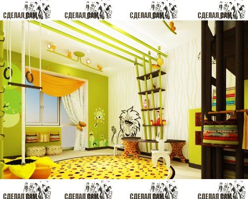 Что нужно для оформления детской комнаты в стиле сафари?