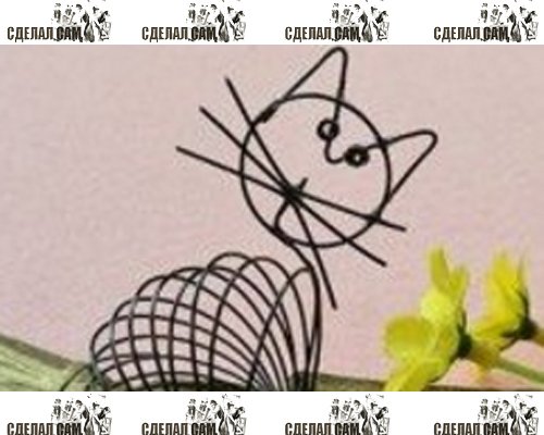 Подставка для бумаги из проволоки Подставка для бумаги из проволоки