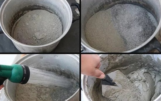 Как готовят бетонный раствор
