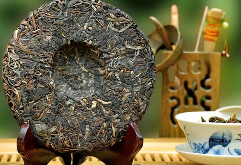 Китайский чай тысячелетнего дерева. Пуэр гнездо. Пуэр чай эффект. Чай пуэр фото.